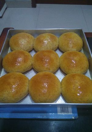 Foto resep Burger bun roti gandum