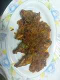 Fish onion masala