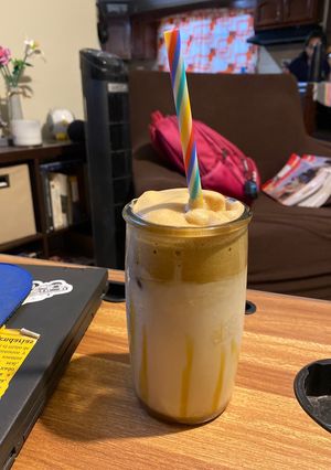 Una foto de Café Dalgona