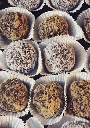 Una foto de Trufas veganas