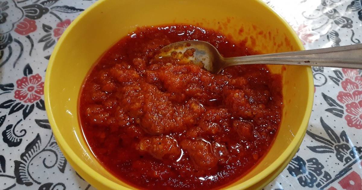 2 003 Resep Sambal Terasi Tanpa Tomat Enak Dan Sederhana Ala Rumahan Cookpad