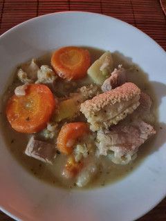 Una foto de Sopa de mondongo