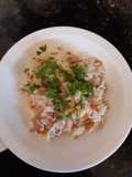 Risotto de verduras y champiñones