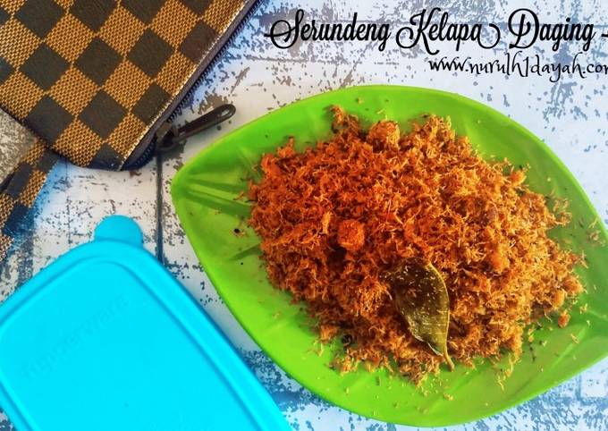 Ternyata begini loh! Cara gampang buat Serundeng Daging enak yang nagih banget