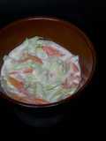 Ensalada de col sencilla
