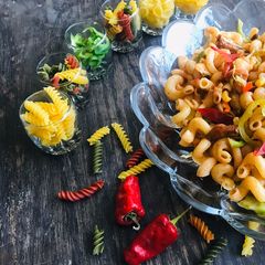 Saucy twisted macaroni! A picture of Saucy twisted macaroni!.