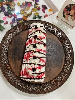 صورة لوصفة سويسرول فانيليا بالمربى 🍰