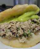 Mi versión de arepa reina pepiada🫓🥑🍗