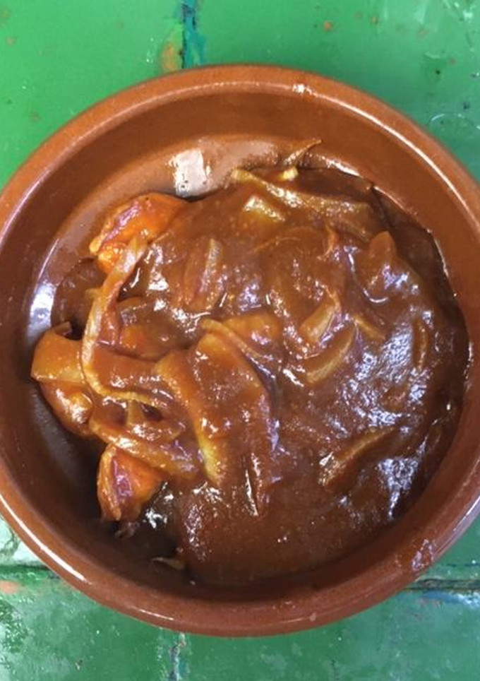 Una foto de Camarones en adobo