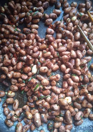 Hình của món Lạc Rang Mắm Ớt.