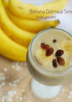 Foto resep Banana Oatmeal Smothie (#pr_smothies)