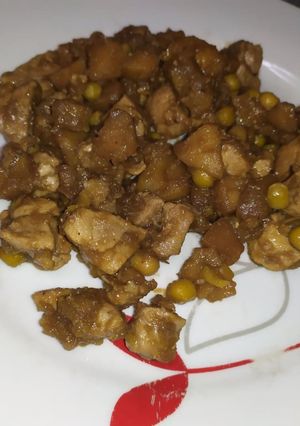 Una foto de Solomillo de cerdo con chutney de membrillo y manzanas-