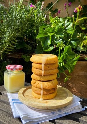 Una foto de Cinnamon roll cookies