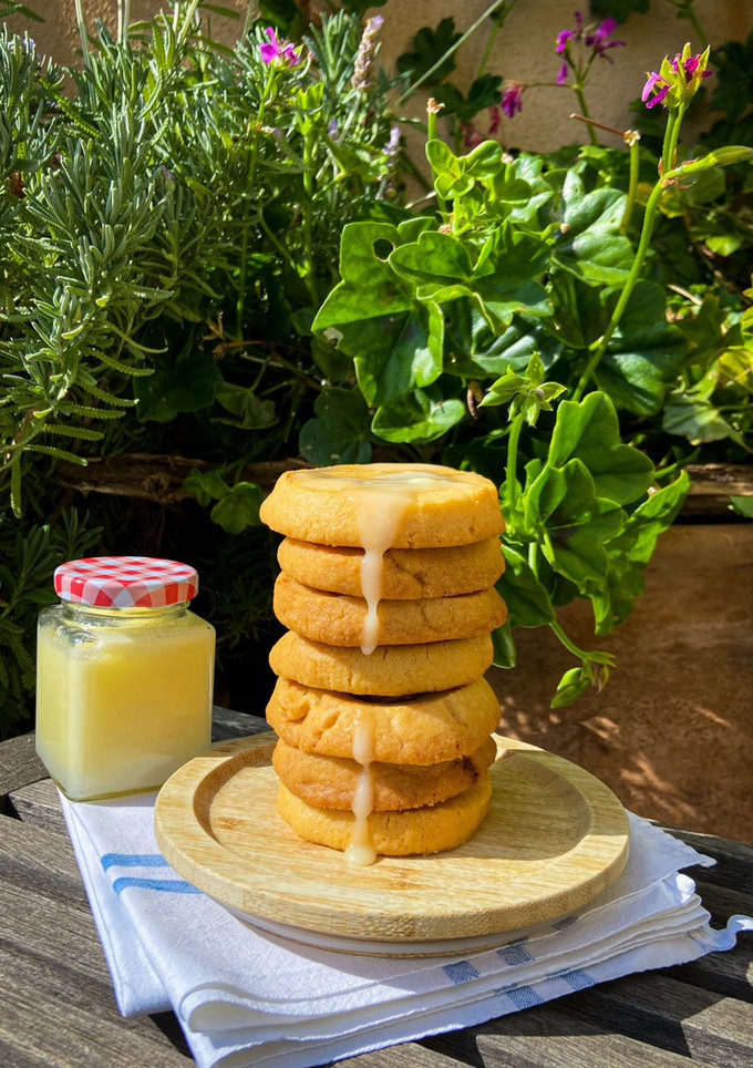 Una foto de Cinnamon roll cookies