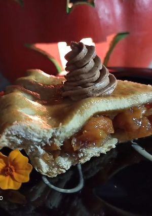 Una foto de Crema de Cempasúchil