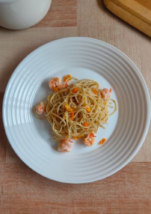 Foto resep Spaghetti Aglio Olio
