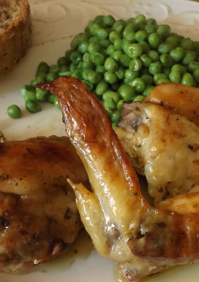 Una foto de Alitas de pollo al vino