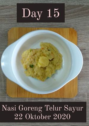 Foto resep Nasi Goreng Telur Sayur MPASI 6 bulan