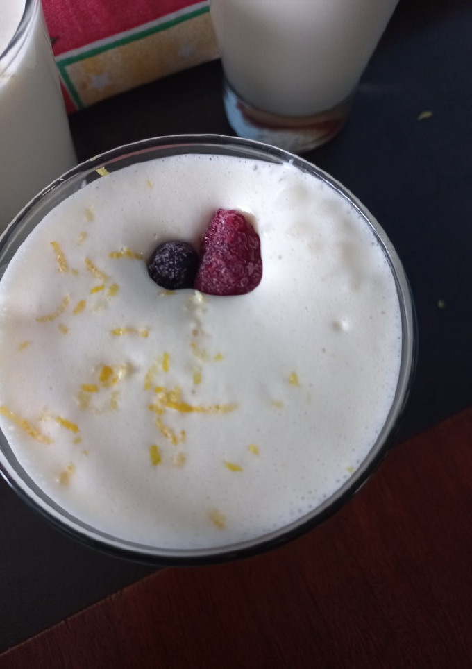 Una foto de Postre de limón