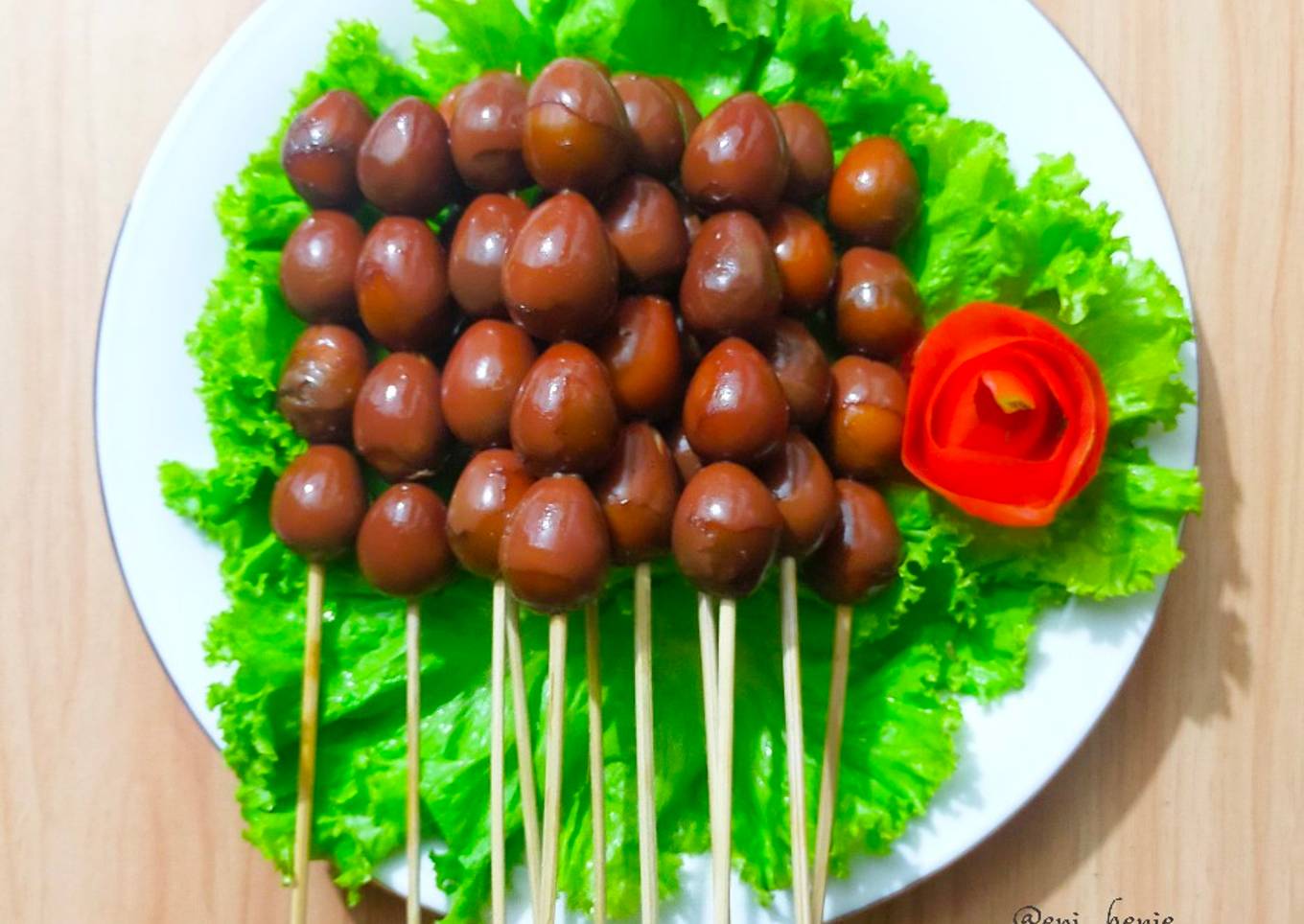 Sate Pindang Telur Puyuh ala Heni