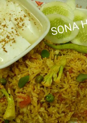 A picture of Tawa pulav.