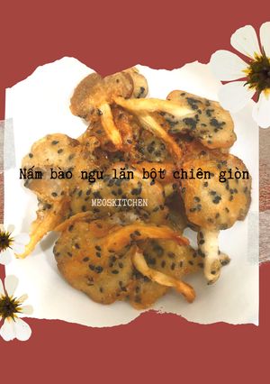 Hình của món Nấm bào ngư lăn bột chiên giòn (chay).