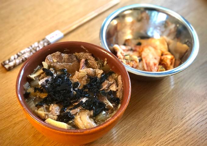 Recipe of Homemade Venison & Kimchi Ramen