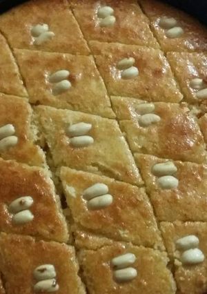 صورة لوصفة البسبوسه