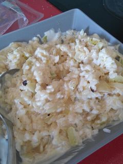 Una foto de Risoto con cebolla