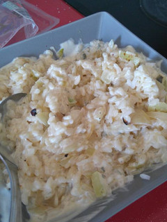 Una foto de Risoto con cebolla