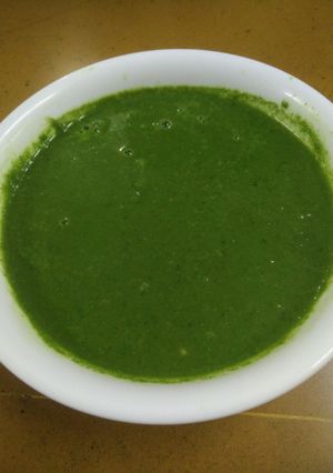 A picture of Creamy Lettuce Soup.