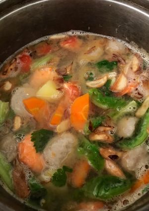 Foto resep Sup Sayur Udang Bakso