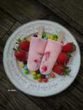 Strawberry Yogurt Popsicles