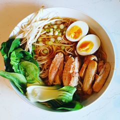 A picture of Slow Cooker Chicken Ramen.