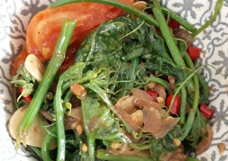 Bumbu meracik Tumis Pucuk Labu Terasi yang mudah