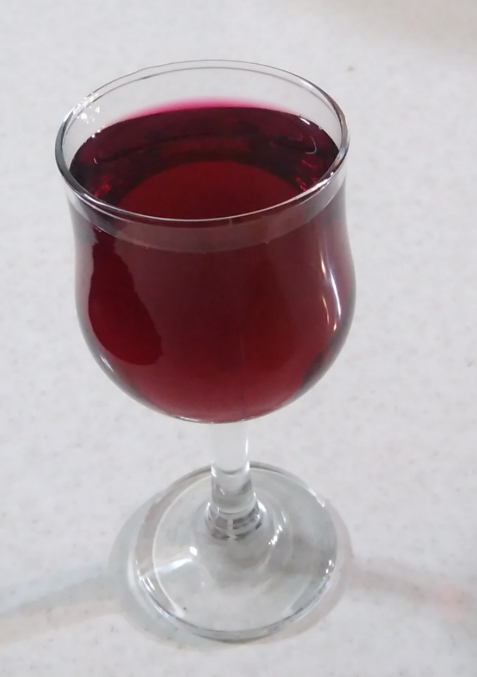 عکسی از دستور ژله خوش طعم آلبالو