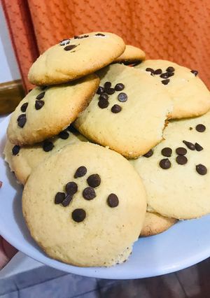 Una foto de Galletitas de coco y chispas de choco