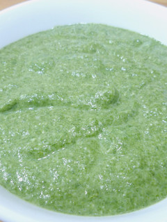 Una foto de Salsa de espinacas