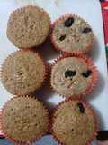 Muffins de plátano y nuez