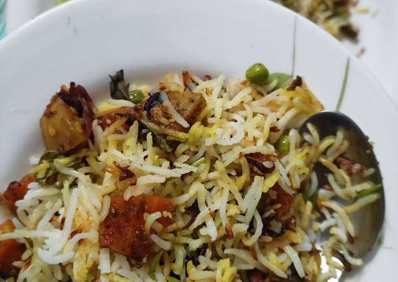 Hyderabadi veg dum biryani