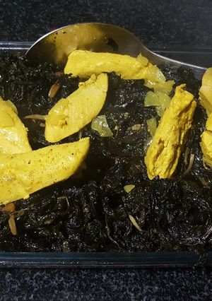 صورة لوصفة ملوخية (عشق من نوع اخر) 😍