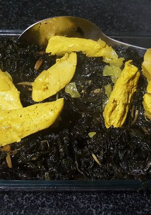 صورة لوصفة ملوخية (عشق من نوع اخر) 😍