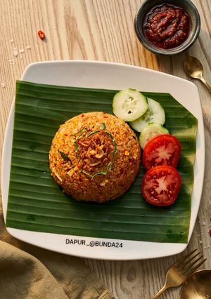 Foto resep Nasi goreng bumbu merah