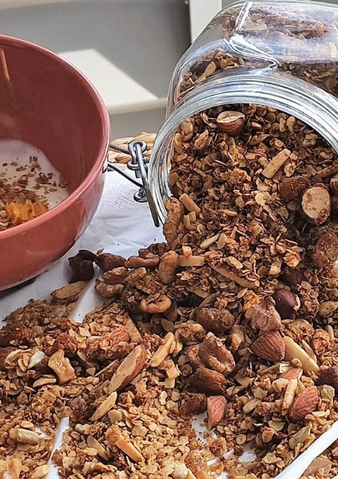 Una foto de Granola de frutos secos