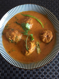 A picture of Cabbage kofta.