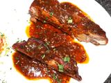 Costillar de cerdo a la chilena asado al horno