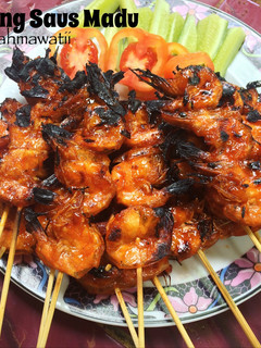 Foto resep Udang Bakar Saus Madu 🍤