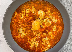 Tojásleves recept fotója
