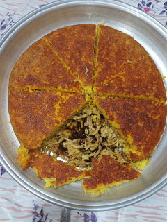 عکسی از دستور ته چین مرغ