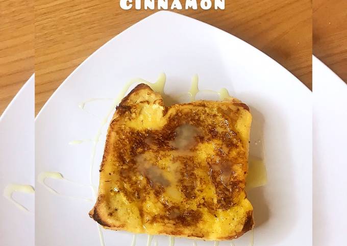 Resep French Toast / Roti panggang Cinammon yang Menggugah Selera